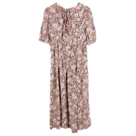 En Saison Jocelyn  Floral Open Back Tiered
Maxi Dress In Multi Size XS - Picture 6 of 8